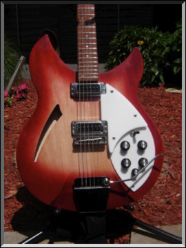 Rickenbacker Model 330 with added Accent Vibrato tailpiece