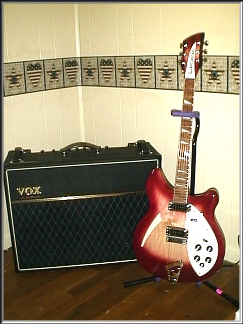 Vox AD120VT Valvetronics and Rickenbacker 360
