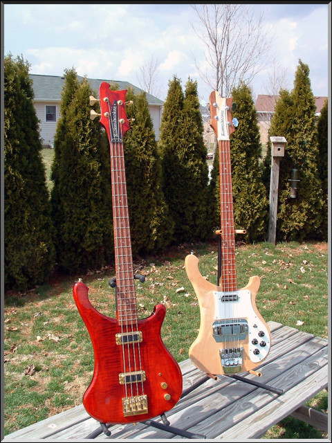 Rickenbacker Models 4004 Cheyenne II and 4001V63