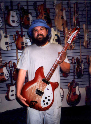 Justyn Wilson and the Rickenbacker Model 360CW Prototype